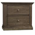 Birch Lane™ Darian 2 - Drawer Solid Wood Nightstand Wood in Brown/Red | 30 H x 26.75 W x 16.75 D in | Wayfair B8DBDEEB424342518125BB561A771089