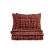 Christian Siriano Textured Puff Comforter Set Polyester/Polyfill/Microfiber in Brown | King Comforter + 2 King Pillow Shams | Wayfair 783048226600