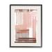 Stupell Industries & Brown Abstract Lines Canvas Wall Art Design by JJ Design House LLC Canvas in Pink | 30 H x 24 W x 1.5 D in | Wayfair