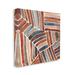Stupell Industries Abstract Terracotta Stripes Canvas Wall Art Design by Cheryl Warrick Canvas in Brown | 17 H x 17 W x 1.5 D in | Wayfair