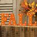 The Holiday Aisle® Fall Decor-Fall Decorations For Home-4 LED Marquee Light Up Letters "FALL" | 8.5 H x 6.9 W x 1.5 D in | Wayfair