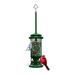 Arlmont & Co. Persse Nyjer Feeder Metal in Green | 7.2 H x 8.4 W x 16.4 D in | Wayfair 81944CCAED7B4AF58821093016115F35