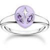 Thomas Sabo Damenring Silber, Emaille 54 Damen