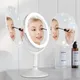 Miroir de maquillage à lumière LED loupe Flexible cosmétique batterie USB outils de maquillage