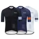 Raudax-Maillot de cyclisme classique noir pour homme chemise de cycliste à manches courtes