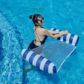 Hamac à eau flottant gonflable inclinable matelas de natation siège anneau de natation fête à la