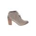 TOMS Ankle Boots: Gray Shoes - Women's Size 9 1/2