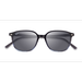 Unisex s square Striped Gray Acetate Prescription sunglasses - Eyebuydirect s Ray-Ban RB2193 Leonard