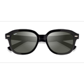 Unisex s wayfarer,wayfarer Black Plastic Prescription sunglasses - Eyebuydirect s Ray-Ban RB4398 Erik