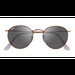 Unisex s round Rose Gold Metal Prescription sunglasses - Eyebuydirect s Ray-Ban RB3447