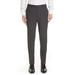 Flat Front Classic Fit Solid Stretch Wool Dress Pants