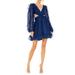 Ruffle Long Sleeve Cutout Minidress