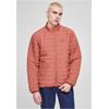 Anorak URBAN CLASSICS "Urban Classics Herren Light Bubble Jacket", Herren, Gr. M, orange (terracotta), 100% Polyester, unifarben, casual, normal, amerikanischer Ausschnitt, Langarm, Jacken