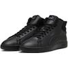 Sneaker PUMA "SMASH 3.0 MID WTR", Damen, Gr. 42,5, schwarz (puma schwarz, shadow gray), Synthetik, Leder, unifarben, sportlich, Schuhe, Sneakerboots, Winterschuhe, gefüttert