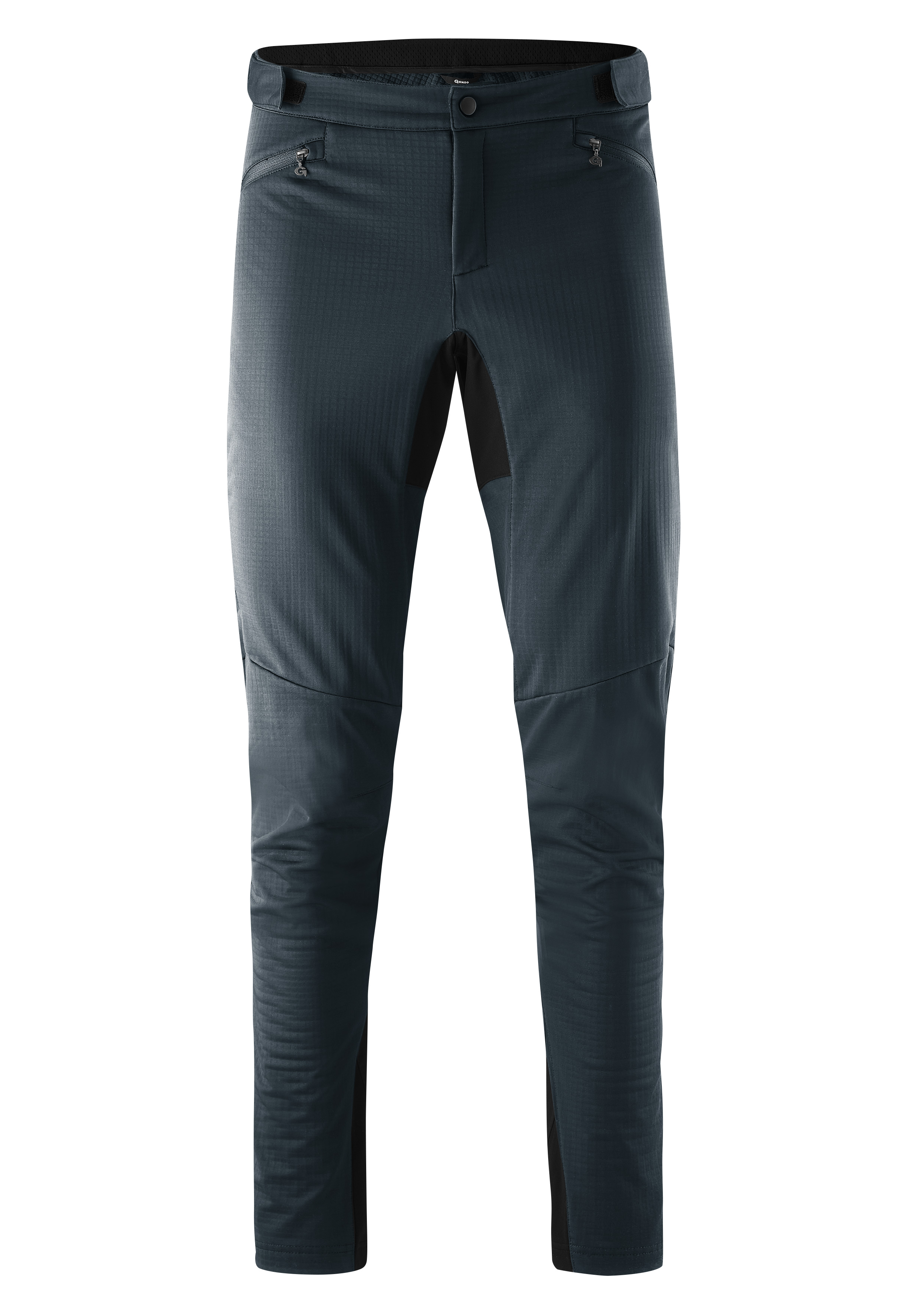 Fahrradhose GONSO "Trail Pants Softshell M", Herren, Gr. XXL, Normalgrößen, grau (anthrazit), 100% Polyester, Hosen, Herren Softshell-Radhose, atmungsaktive MTB-Hose ohne Sitzpolster Image