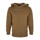 Hoodie URBAN CLASSICS "Herren Boys Organic Basic Hoody" Gr. 122/128, grün (summerolive) Jungen Sweatshirts