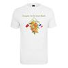 T-Shirt MISTERTEE "MisterTee Herren Orangerie Tee", Herren, Gr. XL, weiß, 100% Baumwolle, bedruckt, casual, regular fit, U-Boot-Ausschnitt, Kurzarm, Shirts