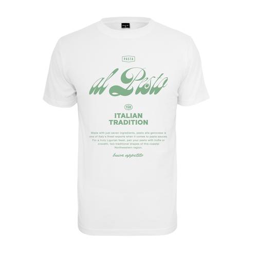 „Kurzarmshirt MISTERTEE „“Herren Al Pesto Tee““ Gr. M, weiß (white) Herren Shirts T-Shirts“