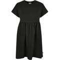 Shirtkleid URBAN CLASSICS "Urban Classics Damen Ladies Organic Empire Valance Tee Dress" Gr. XL, US-Größen, schwarz (black) Damen Kleider Freizeitkleider
