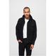 Sommerjacke BRANDIT "Herren Cradock Denim Sweat Jacket" Gr. 4XL, schwarz (black, black) Herren Jacken Übergangsjacken