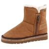 Winterboots TOM TAILOR, Damen, Gr. 41, braun (camelfarben), Textil, sportlich, Schuhe Winterboots Snowboots