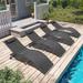 Outdoor Folding Chaise Lounge Chairs (Set of 4) - See the details