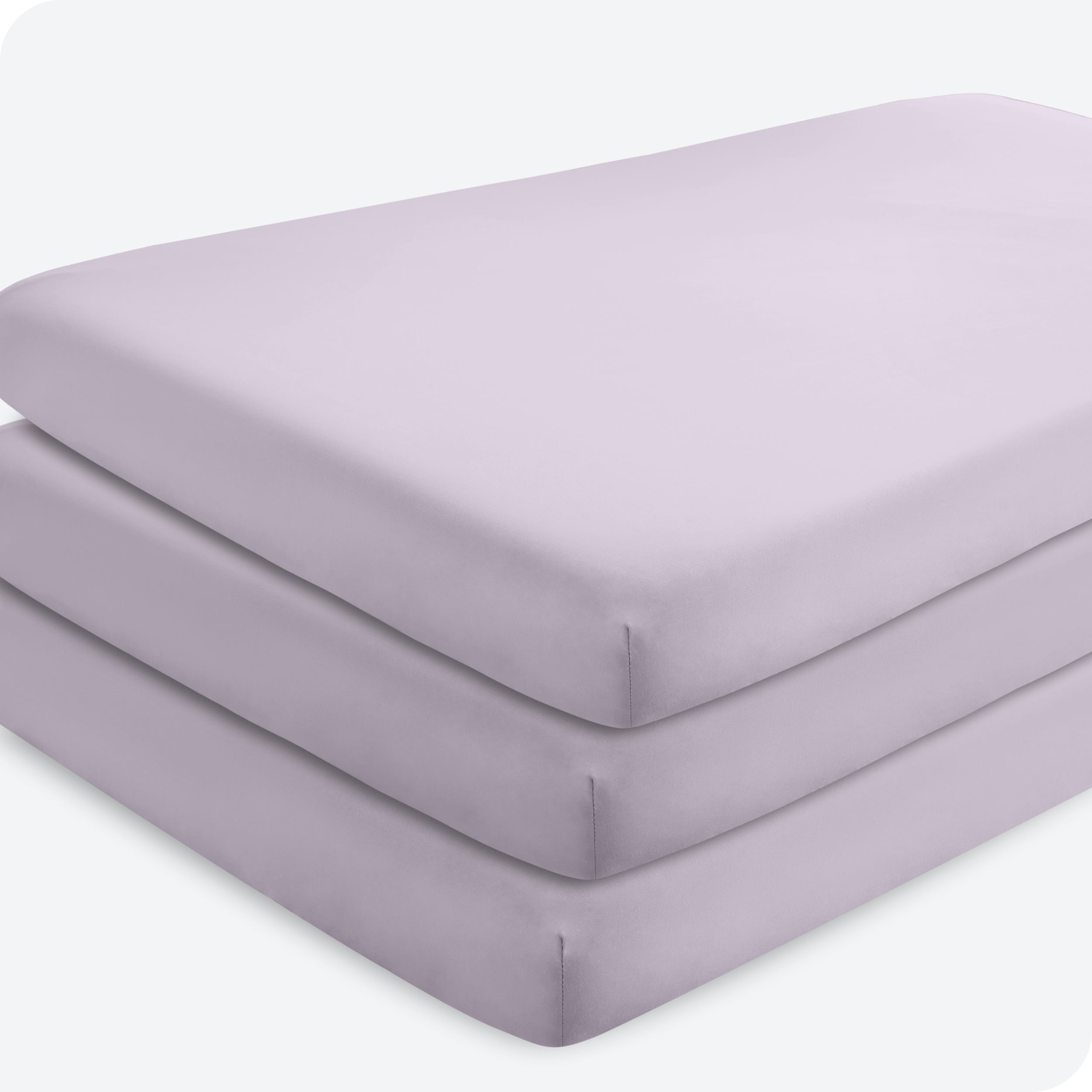 Bare Home Solid Ultra-Soft Crib Fitted Sheet