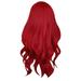 CAKVIICA New Ladies Wig Sea King Red Medium Long Curly Hair Suitable For Party Dance Wigs High Temperature Wire Wig 60cm/24in