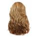 Jiyugala Human Hair Wig Women s Heat Hair Blonde Long Curly Full Wig Headband Wigs