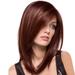 Jiyugala Human Hair Wig hair Synthetic Brown Hair Hair Wig Long Medium Natural Fashion Hair Wigs wig Headband Wigs