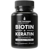 Biotin 10000mcg + Clinically Proven Keratin for Hair Growth. Vegan Regrowth Capsules Supplement for Men & Women. Organic Coconut Oil 10000 mcg B7 Vitamins Cynatine Keratin. DHT Block