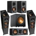 Reference 5.1 Home Theater System with 2x R-625FA Dolby Atmos Floorstanding Speaker R-12SW 12 400W Powered Subwoofer R-52C Two-Way Center Channel R-41M Bookshelf Speakers (Pair) Black