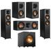 Reference R-625FA 5.1 Home Theater Pack Black Pair Bundle with 2x R-41M Bookshelf Speakers R-52C Center Speaker R-100SW 10 300W Powered Subwoofer