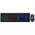 Gaming Keyboard and Mouse Combo RGB Rainbow LED Backlit Keyboard PC Gaming Keyboard Mechanical 6 Changing Colors Mouse USB Wired Keyboard Gaming for Windows Computer PC Gamer Laptop Office Work
