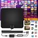 2023 Amplified HD Digital TV Antenna Long 350+ Miles Range - Support 4K 8K 1080p All Digital TV s - Indoor Smart Amplifier Signal Booster - 13ft HDTV Cable