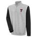 Men's Antigua Heather Gray Texas Tech Red Raiders Victory Quarter-Zip Pullover Top