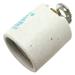 Westinghouse 22267 - Medium Base Porcelain Socket with 1/8-IP Hickey (Medium Base Socket with 1/8-IP Hickey)