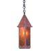 Arroyo Craftsman Saint George 17 Inch Tall 1 Light Outdoor Hanging Lantern - SGH-7-CS-RB