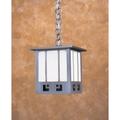 Arroyo Craftsman State Street 14 Inch Tall 1 Light Outdoor Hanging Lantern - SSH-11-GWC-RC