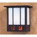 Arroyo Craftsman State Street 8 Inch Tall 1 Light Outdoor Wall Light - SSW-8-GWC-MB