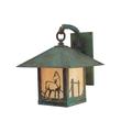 Arroyo Craftsman Timber Ridge 15 Inch Tall 1 Light Outdoor Wall Light - TRB-12PT-TN-MB