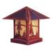 Arroyo Craftsman Timber Ridge 11 Inch Tall 1 Light Outdoor Pier Lamp - TRC-9DR-CS-RB