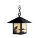 Arroyo Craftsman Timber Ridge 18 Inch Tall 1 Light Outdoor Hanging Lantern - TRH-16CT-CR-BK