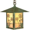 Arroyo Craftsman Timber Ridge 18 Inch Tall 1 Light Outdoor Hanging Lantern - TRH-16DR-AM-RC