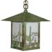 Arroyo Craftsman Timber Ridge 18 Inch Tall 1 Light Outdoor Hanging Lantern - TRH-16DR-RM-BK