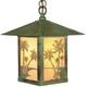 Arroyo Craftsman Timber Ridge 18 Inch Tall 1 Light Outdoor Hanging Lantern - TRH-16TR-WO-MB