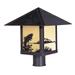 Arroyo Craftsman Timber Ridge 10 Inch Tall 1 Light Outdoor Post Lamp - TRP-9AR-F-S