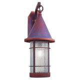 Arroyo Craftsman Valencia 24 Inch Tall 1 Light Outdoor Wall Light - VB-9-TN-BK