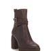 Lucky Brand Natesa High-Heel Bootie - Women's Accessories Shoes Boots Booties in Open Brown/Rust, Size 7