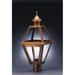 Northeast Lantern Boston 27 Inch Tall 3 Light Outdoor Post Lamp - 1013-DAB-LT3-FST